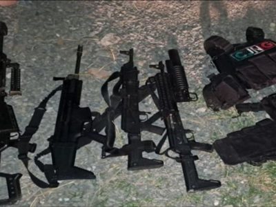 Sedena decomisa arsenal, vehículos y un inmueble al narco en Ocotlán, Jalisco