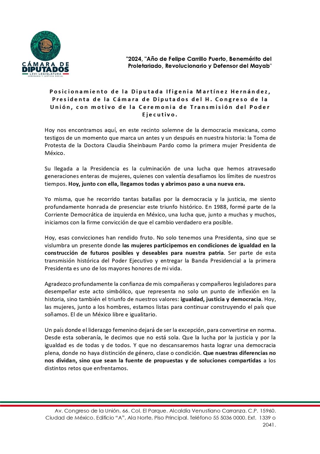 Posicionamiento Dip. Ifigenia Marti´nez Transmisio´n del Poder_page-0001
