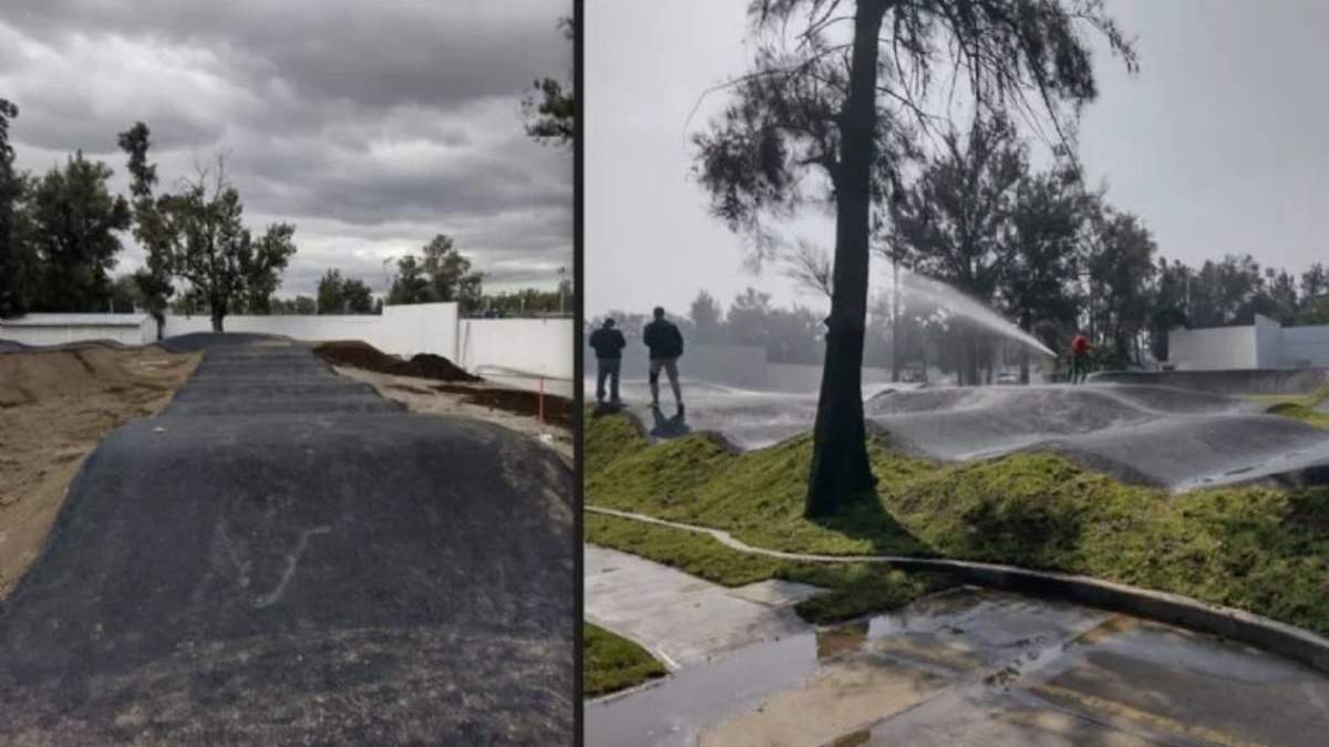 Pista de ciclismo BMX. Simulación ante el SAT