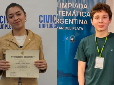 Dos jóvenes argentinos entre los 50 mejores estudiantes del mundo: orgullo nacional y mirada de futuro