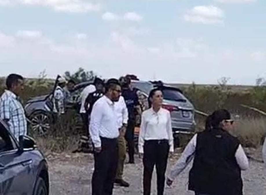 Claudia Sheinbaum, virtual presidenta electa, ante el accidenbte de su comitiva en la región carbonifera de Coahuila