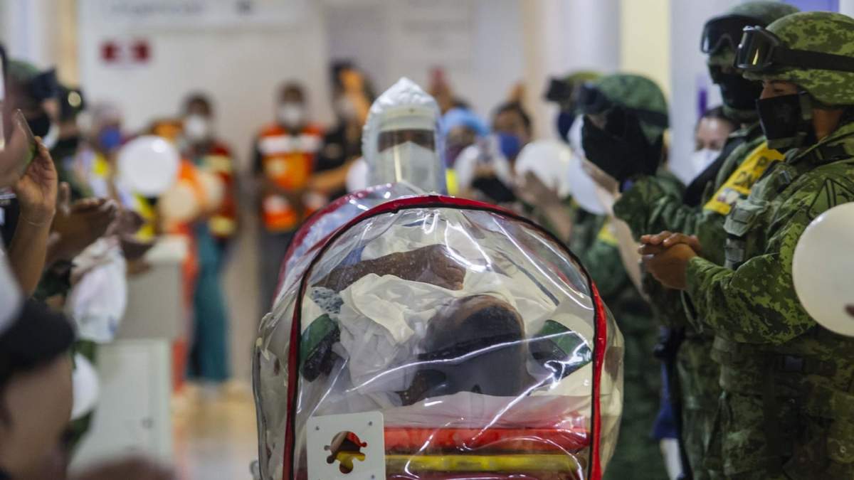 Paciente con covid en México