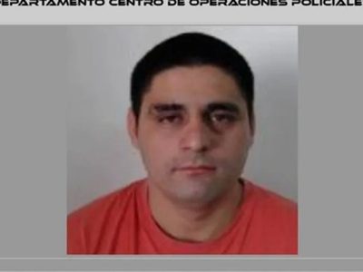 Recapturaron a un homicida que no regresó a la Unidad 11; estaba armado con dos revólveres