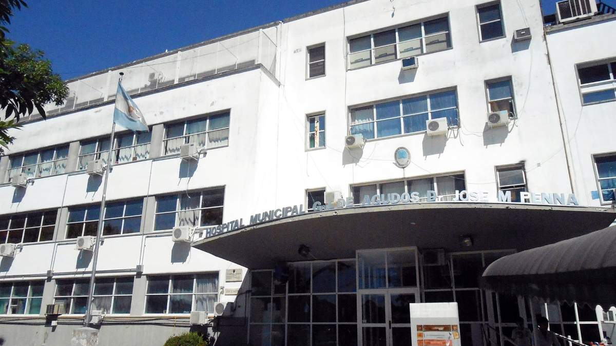 Infectados en el Hospital Penna. Fuente: (Twitter)