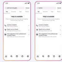 Facebook e Instagram ocultarán resultados sobre suicidio o autolesiones y redigirán a fuentes profes