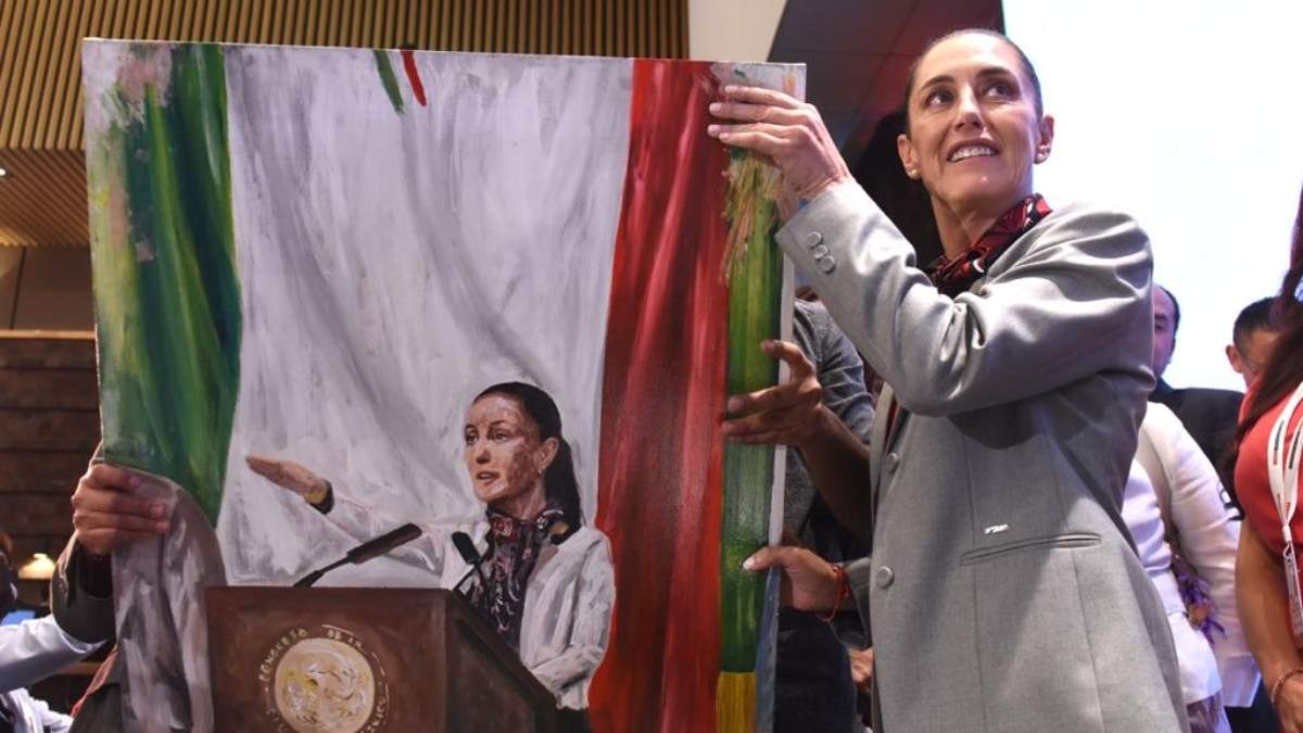 Claudia Sheinbaum en la reunión plenaria de Morena