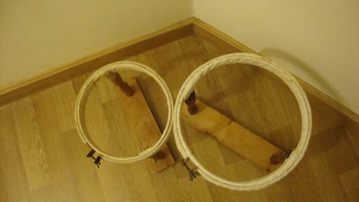 Bastidores para bordar. Fuente: (X)