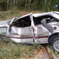 Grave vuelco sobre la ruta 7 en Vista Alegre: hay una persona herida