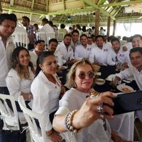 Elba Esther Gordillo reaparece en asamblea de las Redes Sociales Progresistas en Chiapas