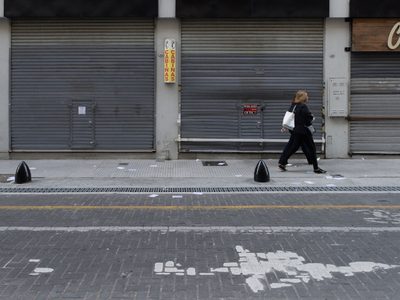 Como consecuencia de la crisis, aumentó el número de locales vacíos en la Ciudad de Buenos Aires