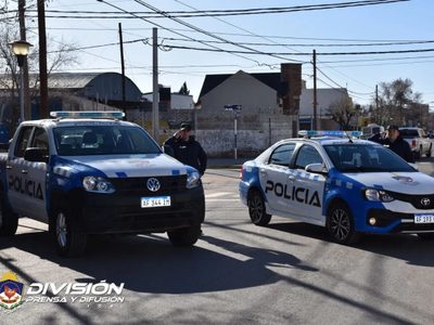 Encontraron 700 bolsas de cemento y cuatro neumáticos robados en un asalto a un camionero