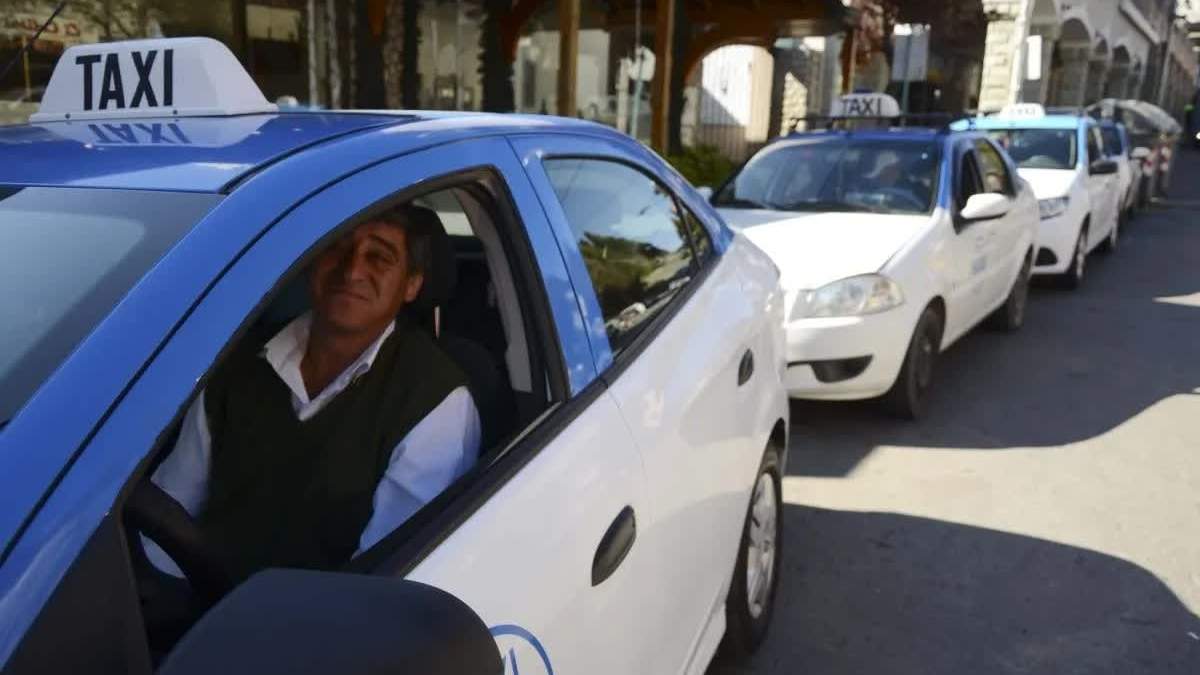 Taxis de Bariloche. Fuente: (Twitter)