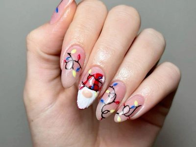 Nail Art: llevá estas originales luces navideñas en tus uñas y preparate para ser el centro de atención estas fiestas