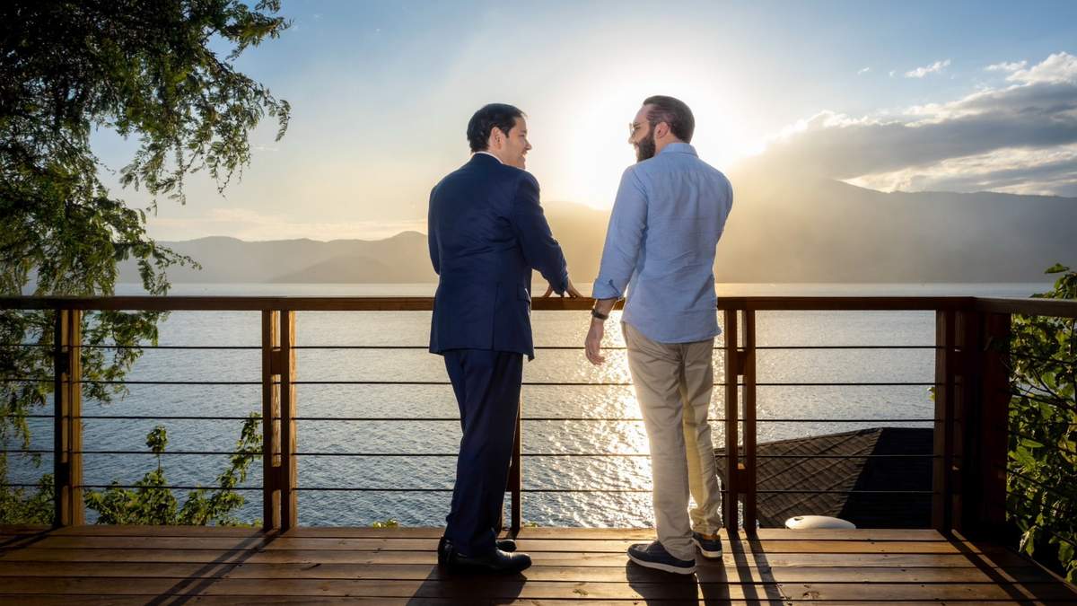 Marco Rubio y Nayib Bukele