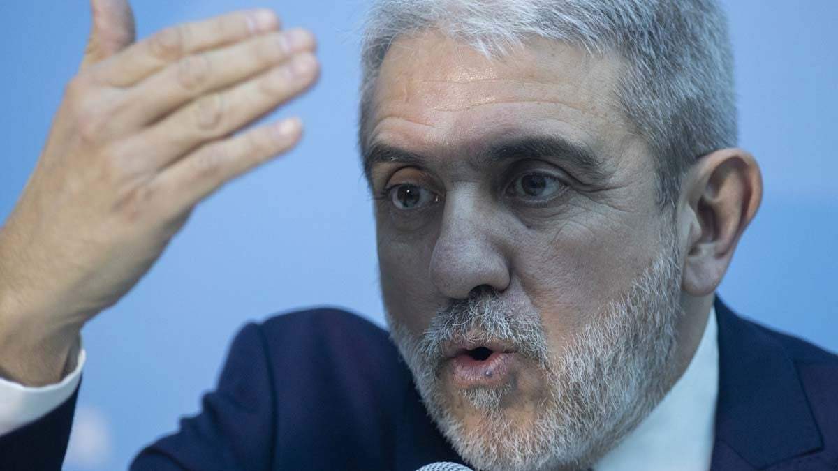 El ministro de Seguridad, Aníbal Fernández. Fuente: (Twitter)