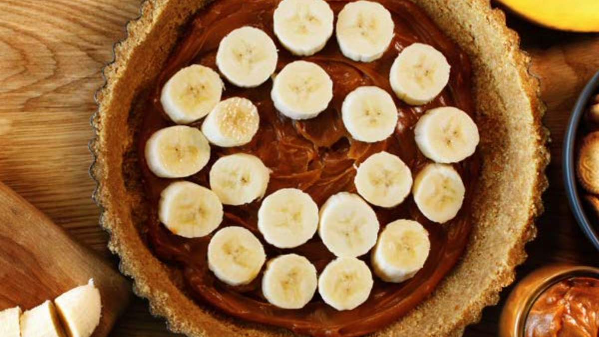 Tarta de banana split. Fuente: (Instagram)