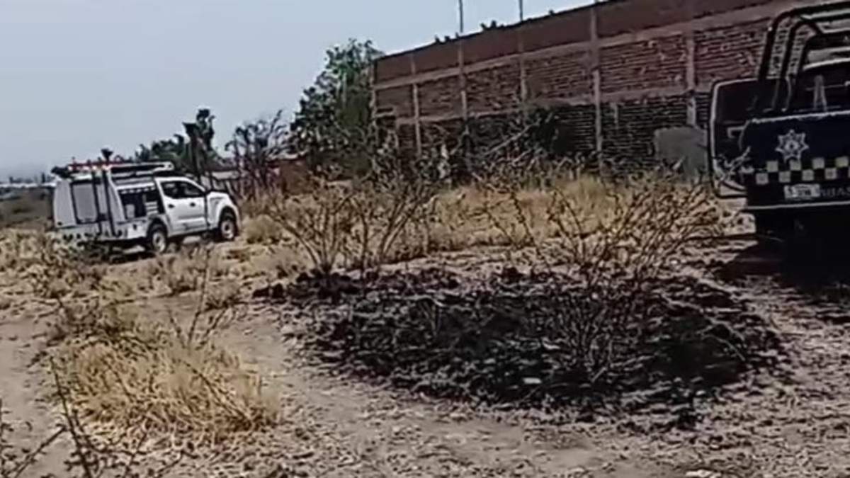 Fosa clandestina la comunidad Los Álamos, en el municipio de Abasolo, Guanajuato
