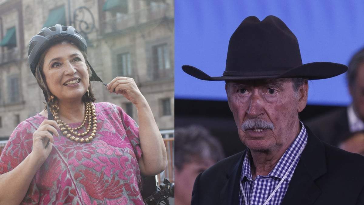Xóchitl Gálvez y Vicente Fox. Oposición