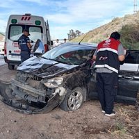 Violento choque en ruta 7: una mujer de 80 años resultó herida
