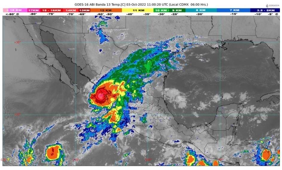 Se esperan lluvias en la zona norte del país