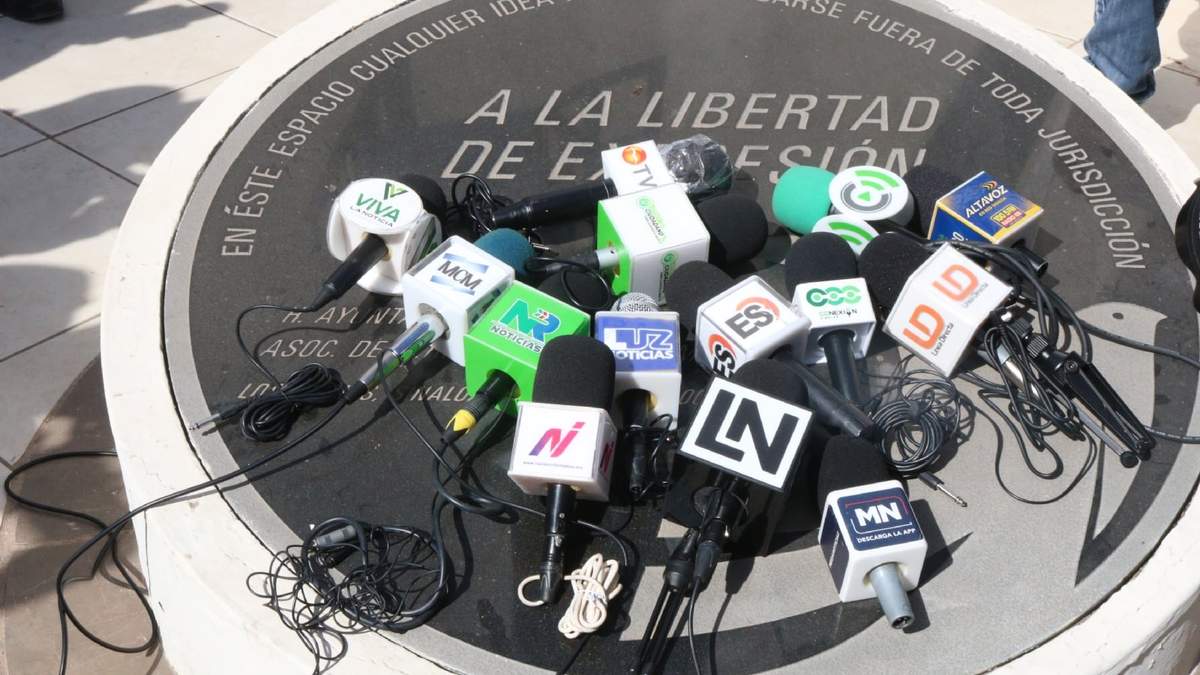 Protesta de periodistas