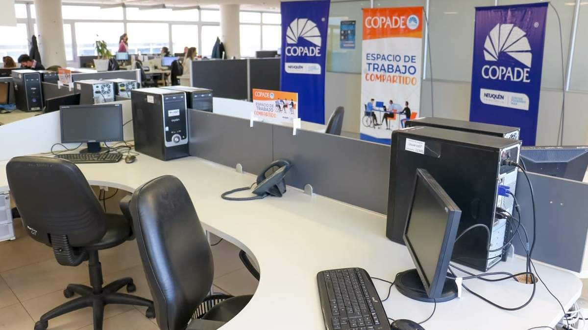 Oficina de trabajo compartido de COPADE. Fuente: (Twitter)