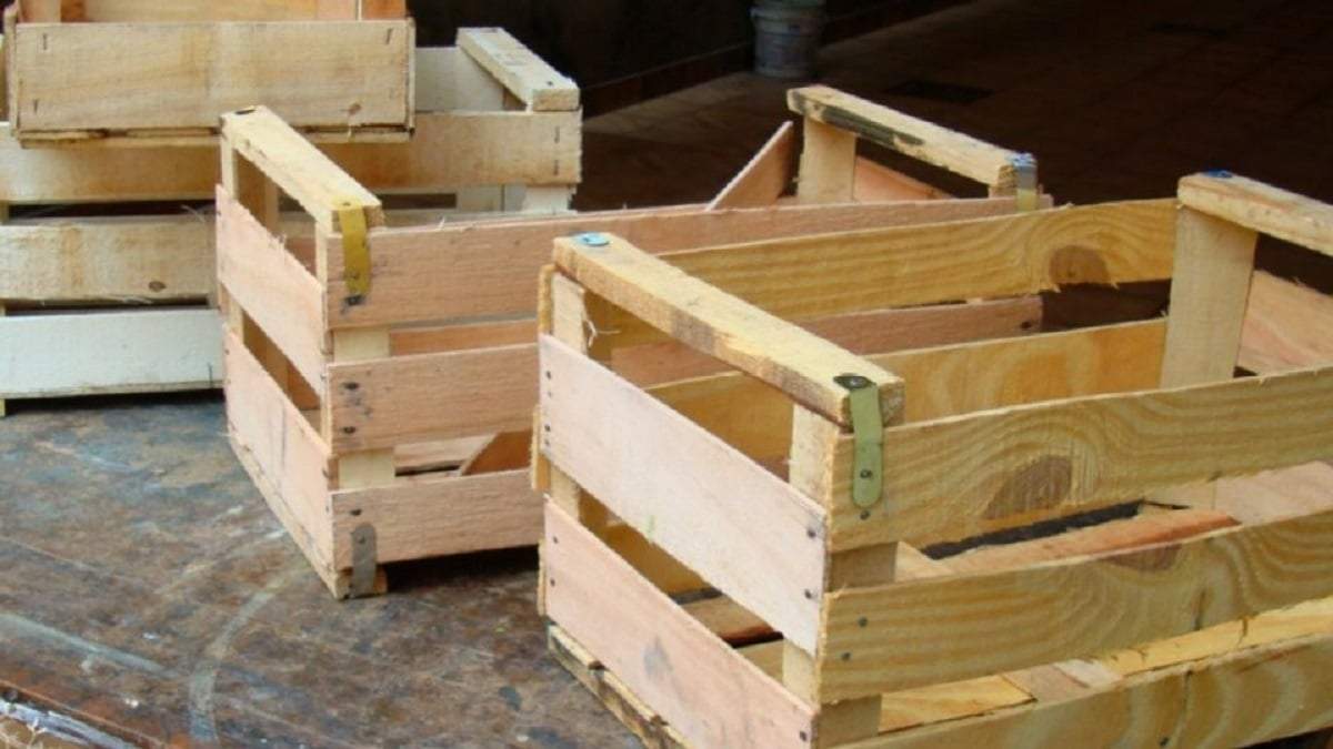 Cómo reciclar con cajones de verdulería. Fuente: (X)