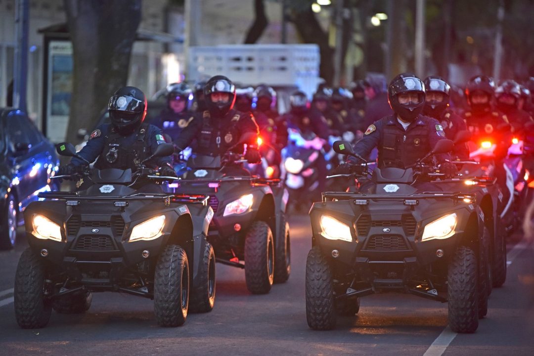 Policía capitalina Foto Eduardo Miranda