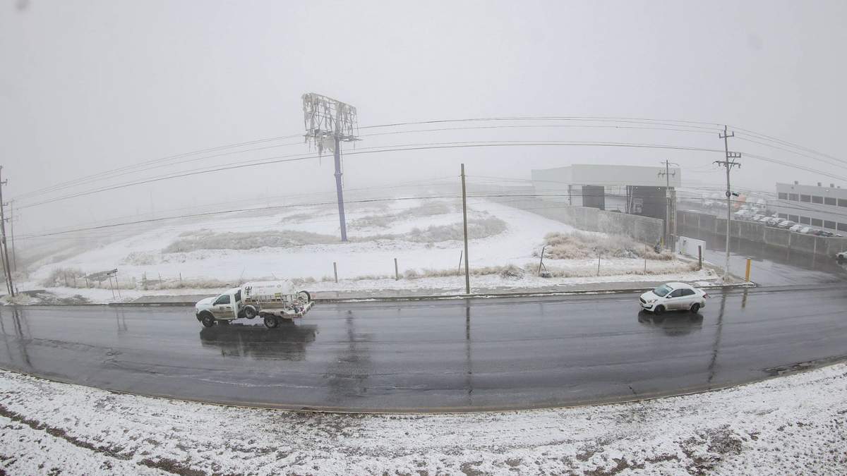 Nevada en Saltillo la semana pasada