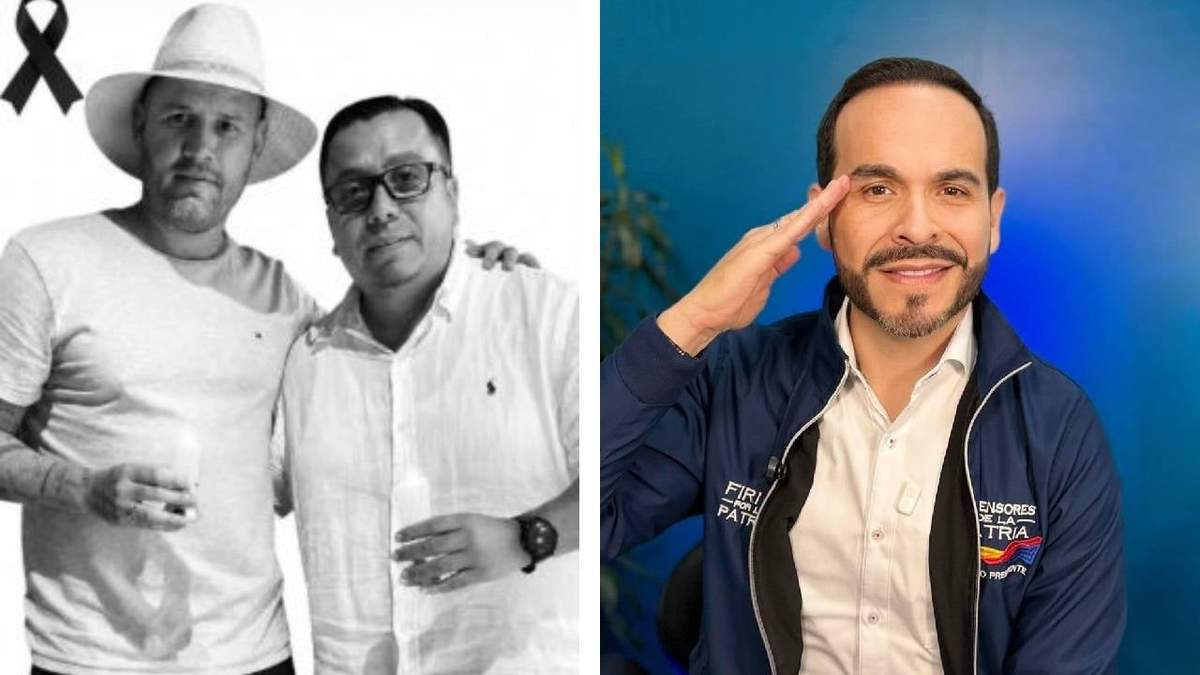 Rogers Devia, Eder Cardona, asesinados a balazos el sábado 16 de mayo de 2026, y el candidato a la presidencia de Colombia, Abelardo de la Espriella