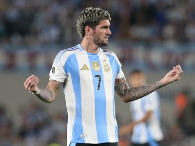 El polémico gesto de Rodrigo De Paul tras la derrota ante Paraguay