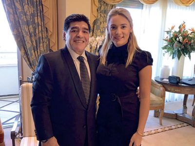 Rocío Oliva contó quién la consoló cuando se enteró del fallecimiento de Diego Maradona