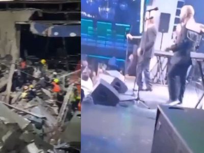 VIDEO: El momento exacto en que colapsa la discoteca Jet Set