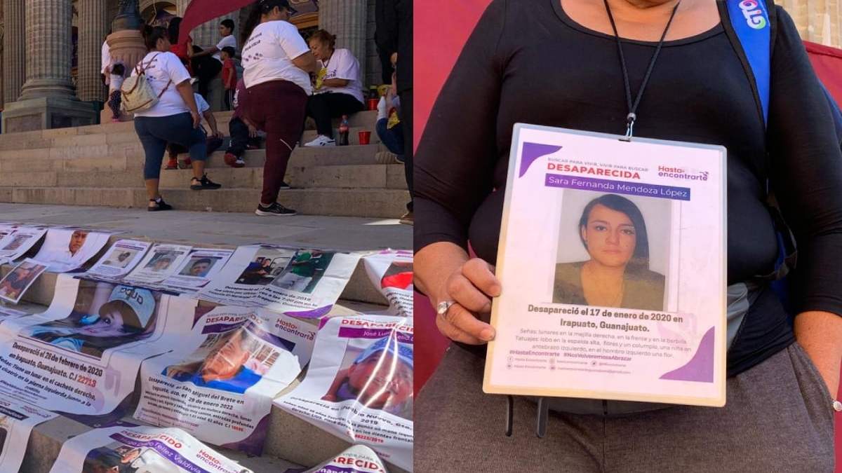 Protesta por las y los desaparecidos de Guanajuato