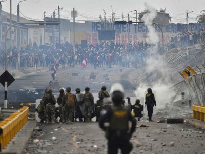 Dina Boluarte criticó a los manifestantes tras la violenta protesta en Lima