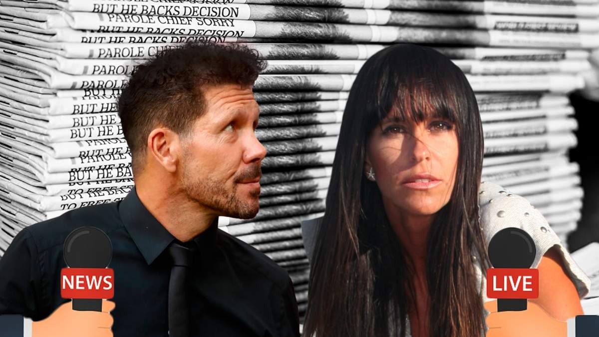 Cholo Simeone y Carolina Baldini. Fuente: (Minuto Neuquen)