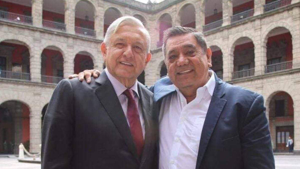 El presidente Andrés Manuel López Obrador y Félix salgado Macedonio