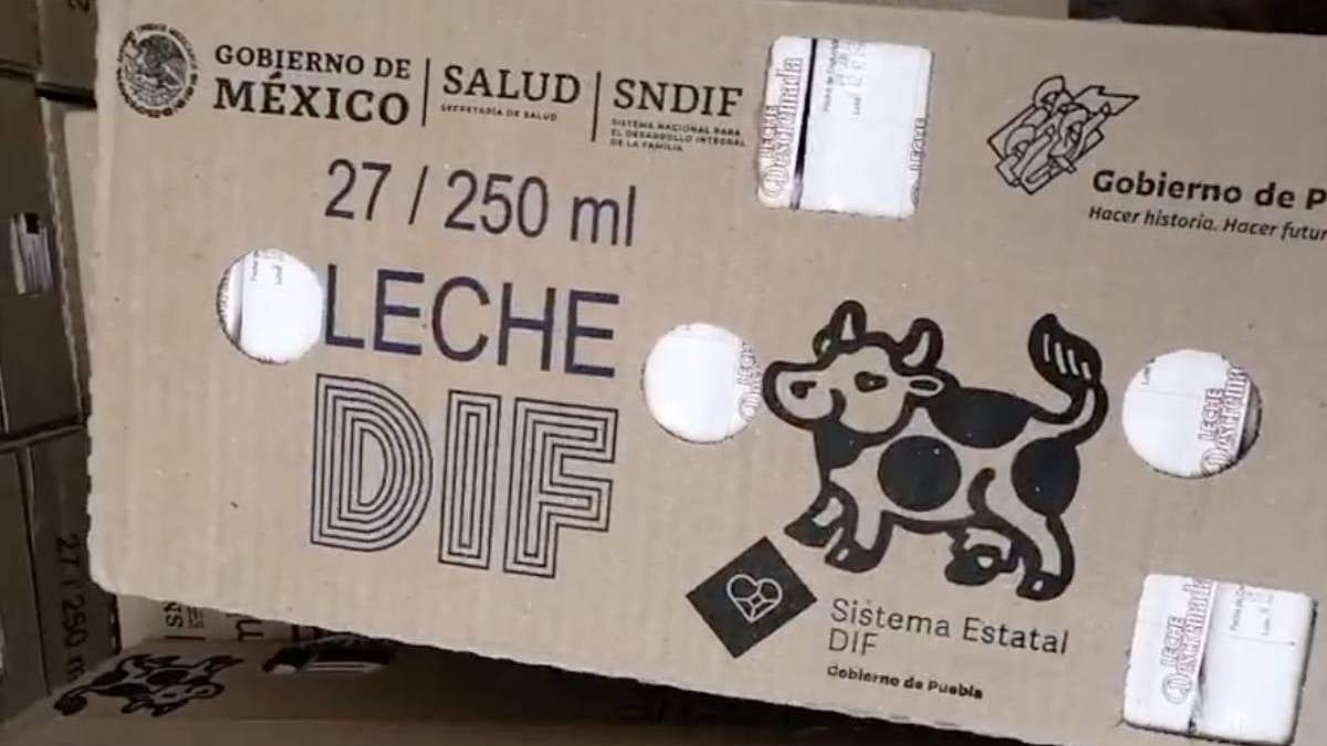 Cada caja de leche se vendió a 15 pesos