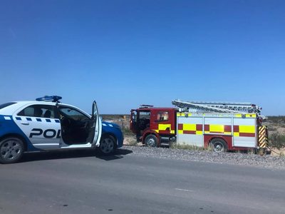 "Cerca de Mari Menuco": Accidente trágico sobre ruta 51