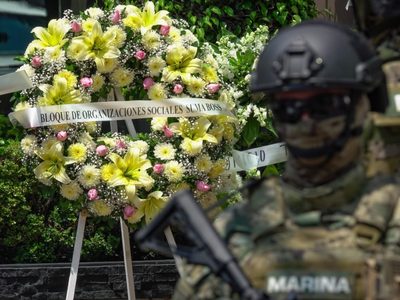Sepultan a José Muñoz, asesor de Clara Brugada, en medio de un despliegue policiaco