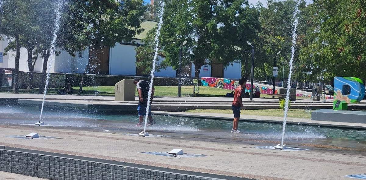 Calor en Neuquén. Fuente: (Javier Manzano)
