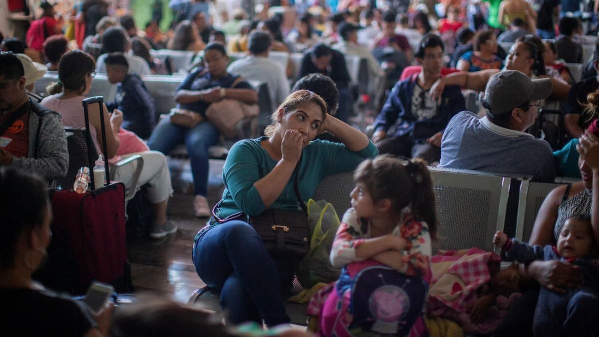 Salida de vacacionistas en la Central del Sur