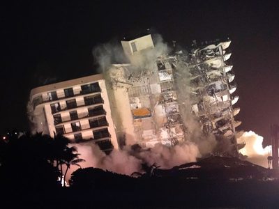 Van 36 muertos por colapso de edificio en Miami; hay 109 desaparecidos