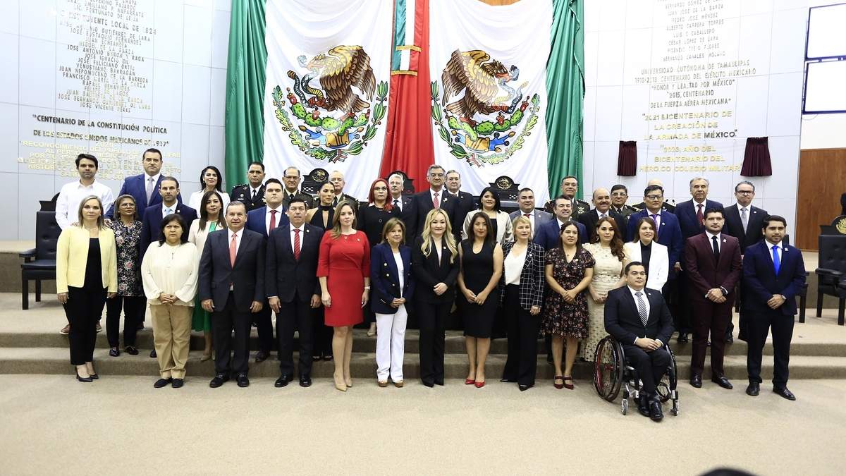 Devela gobernador letras de oro en el Congreso de Tamaulipas por el bicentenario del Colegio Militar