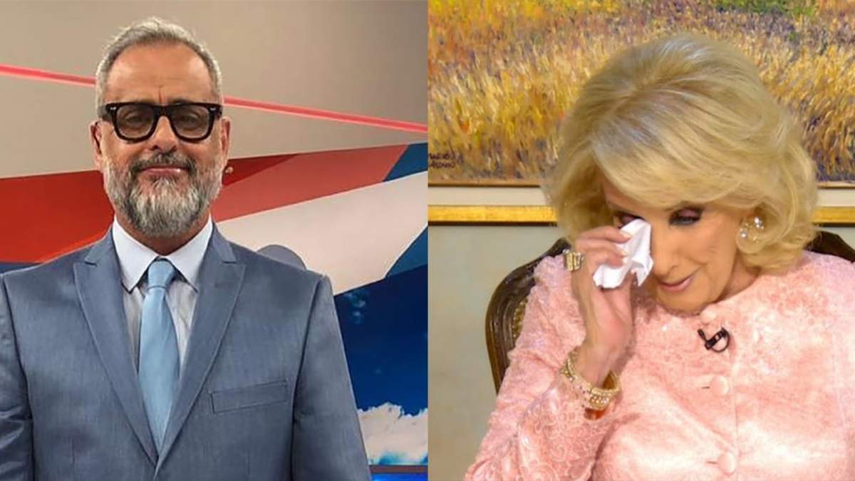 Jorge Rial y Mirtha Legrand. Foto: (Twitter)