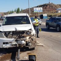 Una mujer terminó con una herida por la mala maniobra de una conductora