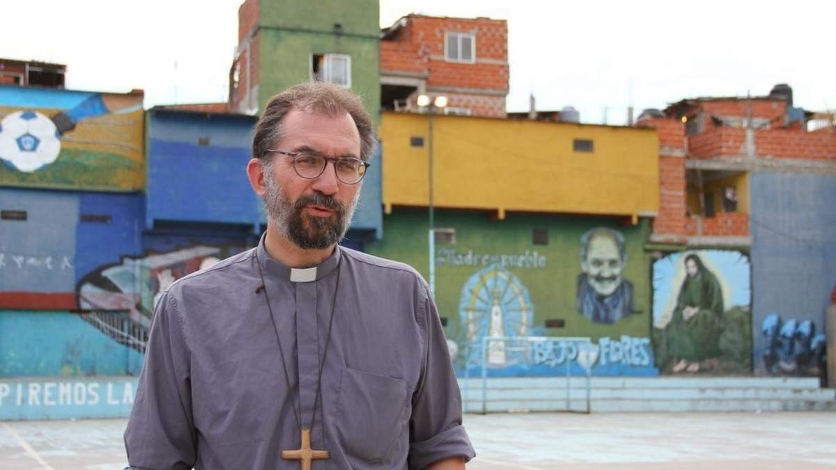 Gustavo Carrara, arzobispo de La Plata y presidente de Cáritas.