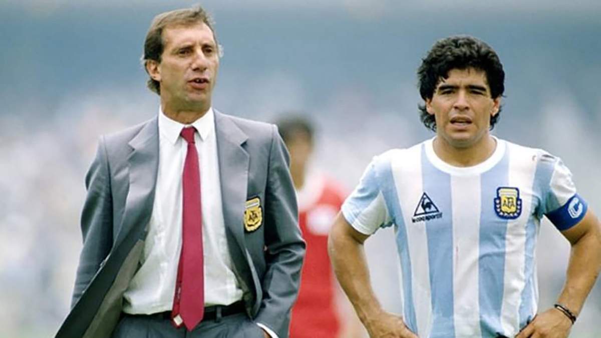Carlos Bilardo y Diego Armando Maradona. Fuente: (Instagram)