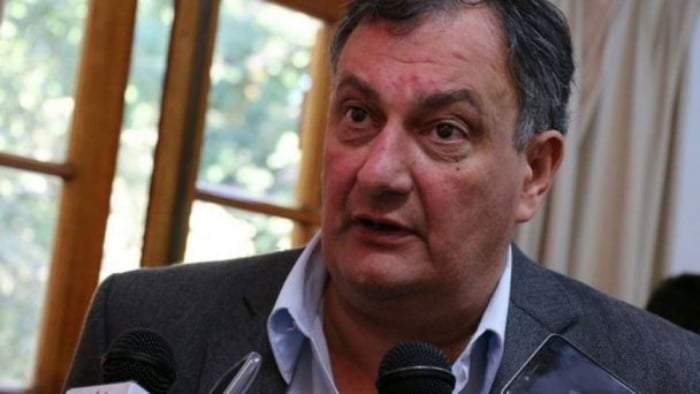 El intendente de Bariloche, Gustavo Gennuso. Fuente: (Twitter)