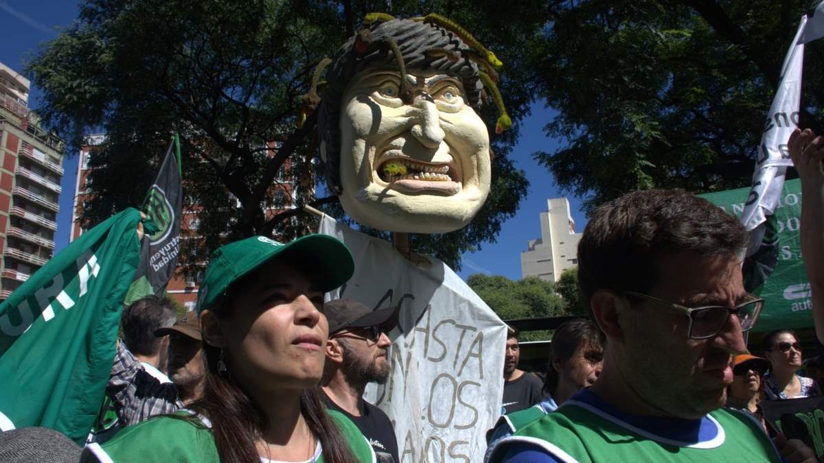 La ATE se movilizará contra el ajuste de Milei. Fuente: (Twitter)
